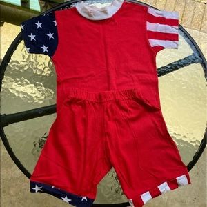 American flag outfit